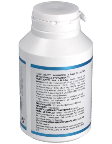 Omega 3 Salud Osea 1000Mg. 120Cap. de Equisalud