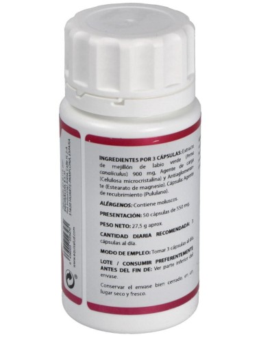 Holoperna Mejillon De Labio Verde 50Cap. de Equisalud