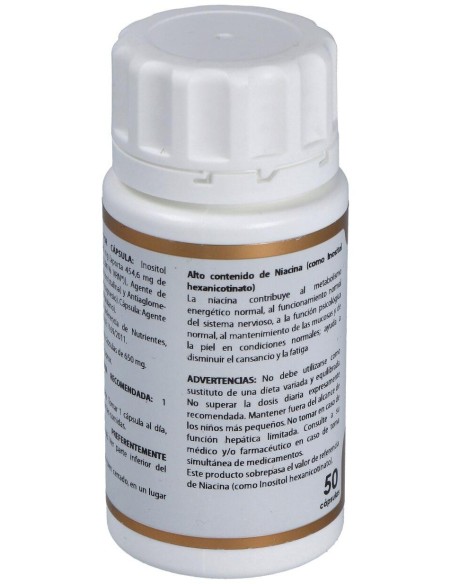 Holovit Niacina No Ruborizante 500Mg. 50Cap. de Equisalud