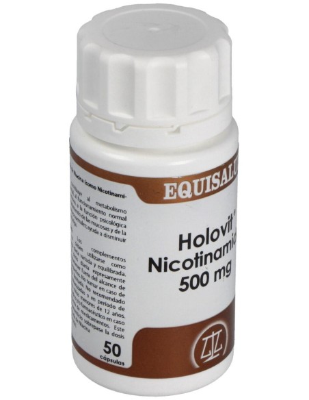 Holovit Nicotinamida 500Mg. 50Cap. de Equisalud