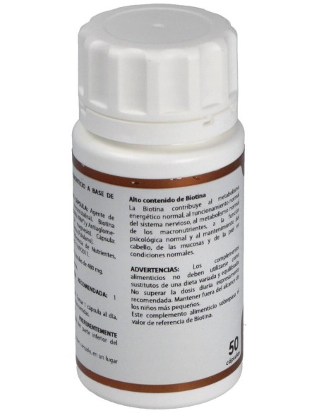 Holovit Biotina 50Cap. de Equisalud
