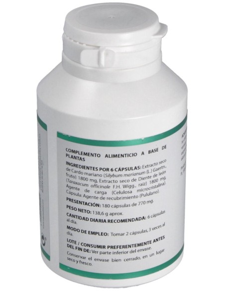 Holofit Silimarina 180Cap. de Equisalud