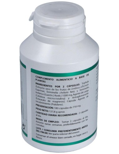 Holofit Ayurveda Triphala 180Cap. de Equisalud