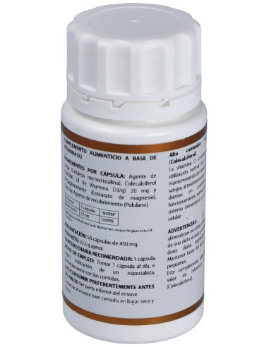 Holovit Vit. D3 2000Ui (Colecalciferol) 50Cap. de Equisalud