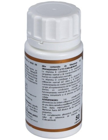 Holovit Vit. D3 2000Ui+K2 60Mcg+Menaquinona 50Cap. de Equisalud