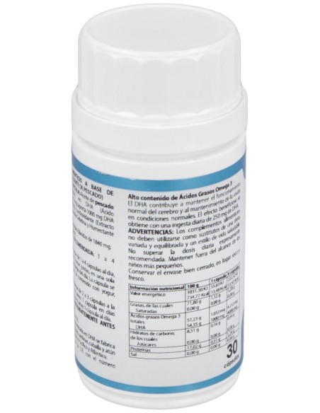 Cognivision Omega 3 Dha 1000Mg. 30Perlas de Equisalud