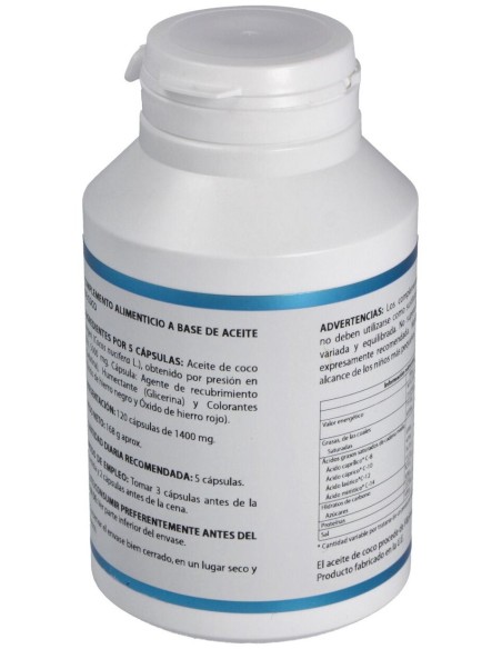 Hololine Aceite De Coco 120Perlas de Equisalud