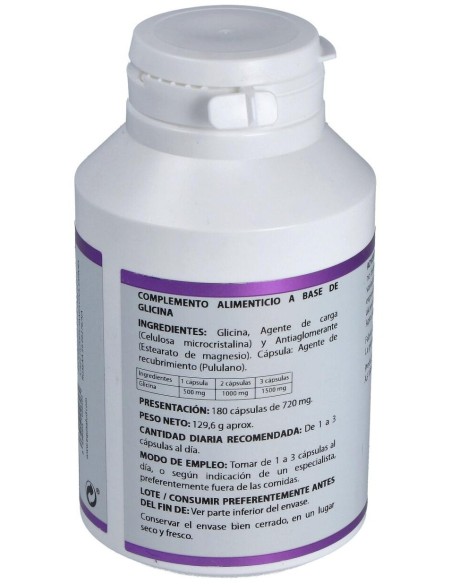 Holomega Glicina 180Cap. de Equisalud