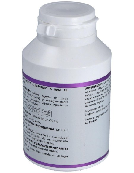 Holomega Glicina 180Cap. de Equisalud