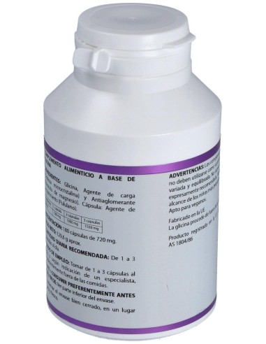Holomega Glicina 180Cap. de Equisalud
