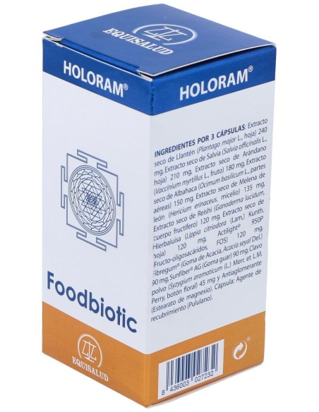 Holoram Foodbiotic 60Cap. de Equisalud