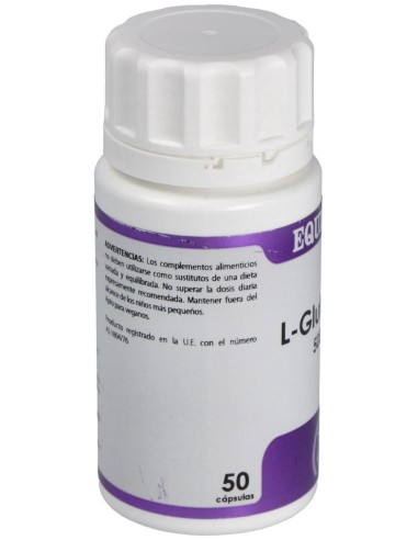 Holomega L-Glutamina 50Cap. de Equisalud