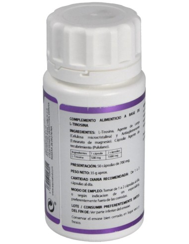 Holomega L-Tirosina 50Cap. de Equisalud