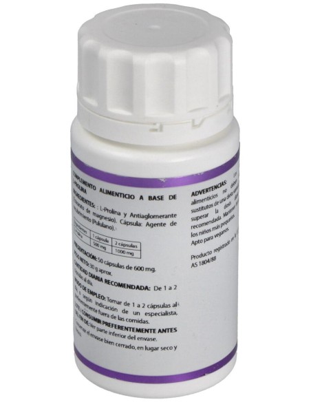 Holomega L-Prolina 50Cap. de Equisalud