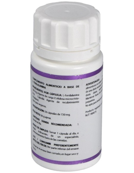 Holomega L-Fenilalanina 50Cap. de Equisalud