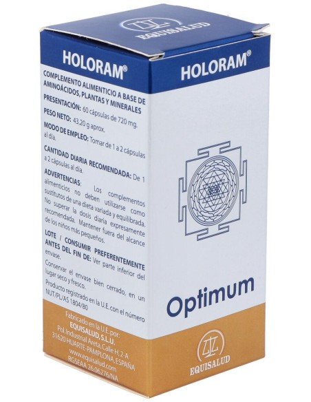 Holoram Optimum 60Cap. de Equisalud