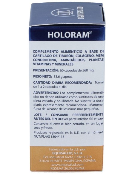 Holoram Artigen 60Cap. de Equisalud