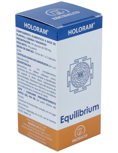 Holoram Equilibrium 60Cap. de Equisalud