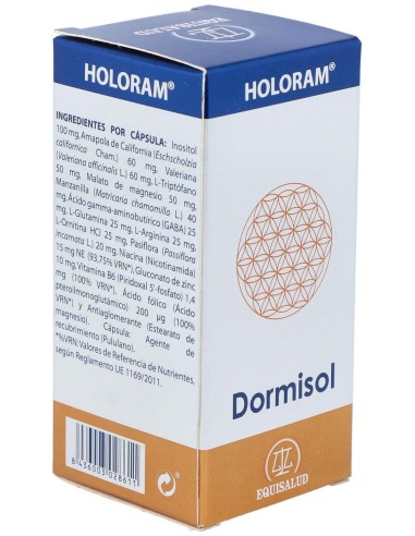 Holoram Dormisol 60Cap. de Equisalud