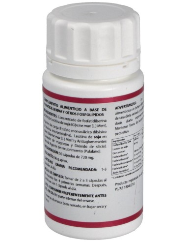 Holomega Fosfatidilserina 50Cap. de Equisalud