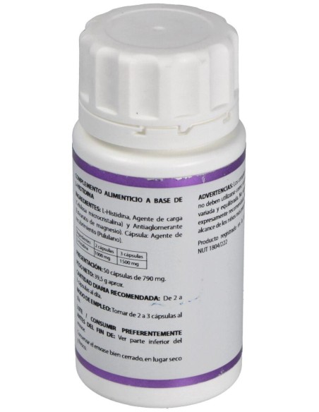 Holomega L-Histidina 50Cap. de Equisalud
