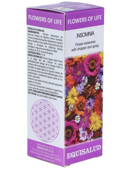 Flower Of Life Insomnio 15Ml. de Equisalud