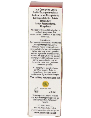 Mi Sol Arnica Reconfortante Locion 31Ml. de Cosmoetica