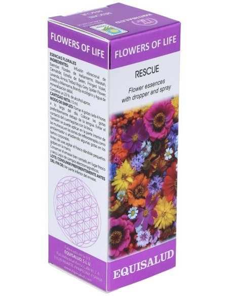 Flower Of Life Rescate 15Ml. de Equisalud