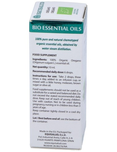 Bio Essential Oils Oregano Ac. Esencial 10Ml. de Equisalud