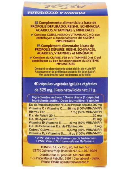 Apicol Propolis 40Cap. de Tongil