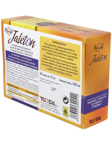Apicol Jaleton J.Real Ginseng 20Amp de Tongil