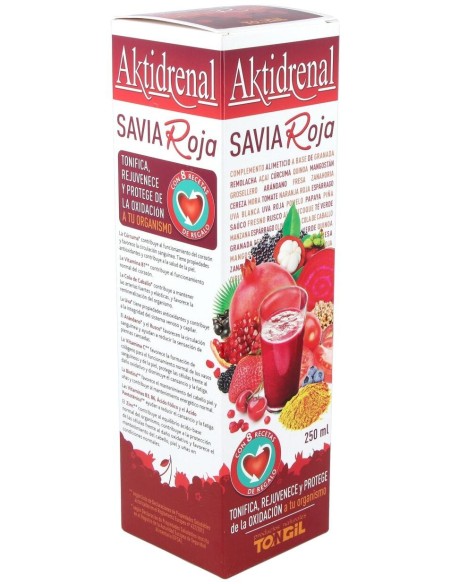 Aktidrenal Savia Roja 250Ml. Lineabel de Tongil