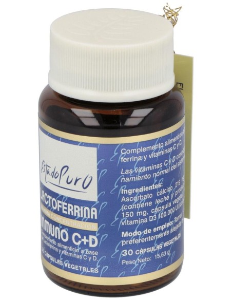 Lactoferrina Inmuno C+D 30Cap. de Tongil