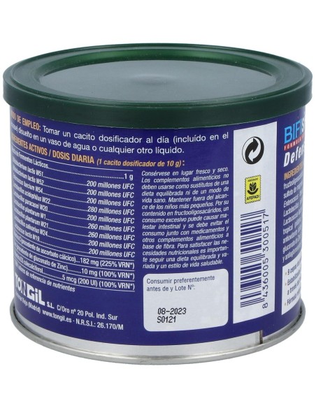 Bifisiete Defensas 200Gr. de Tongil