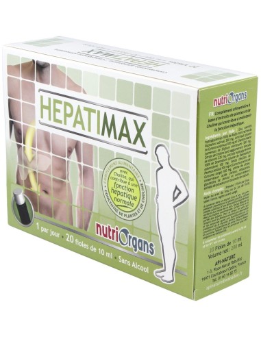 Nutriorgans Hepatimax 20Viales de Tongil
