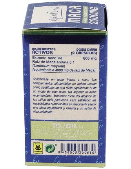 Maca 60Cap. Estado Puro de Tongil