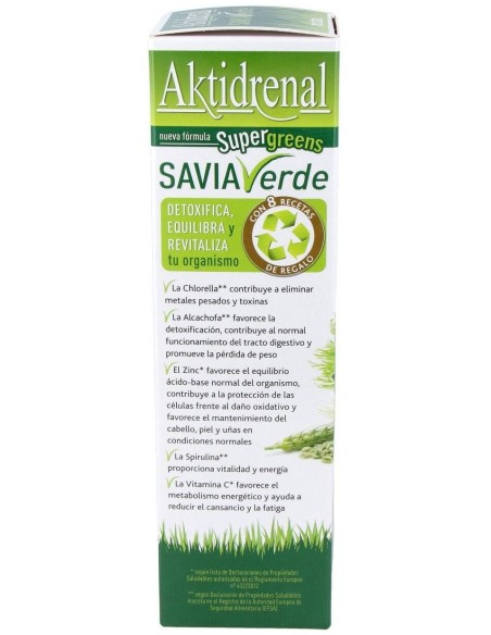 Aktidrenal Savia Verde 250Ml. Lineabel de Tongil