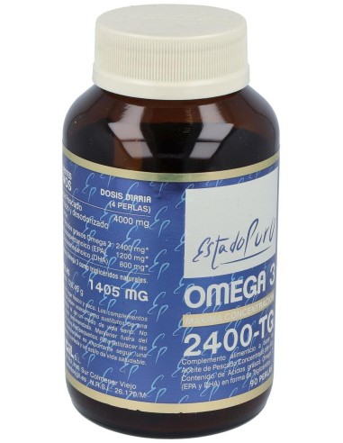 Omega 3 2400 Tg 90Perlas Estado Puro de Tongil