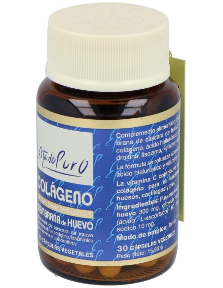 Colageno Pura Membrana De Huevo 30Cap. Estado Puro de Tongil