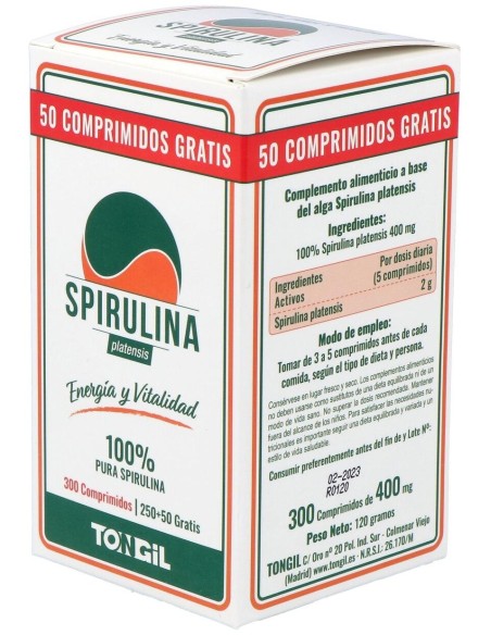 Spirulina 300Comp. de Tongil