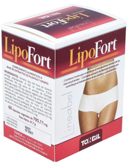 Lipofort (Quemafort) 60Cap. Lineabel de Tongil