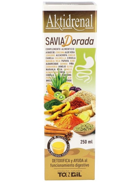 Aktidrenal Savia Dorada 250Ml. Lineabel de Tongil