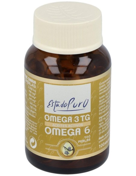 Omega 3 Tg Omega 6 Aceites Activos 100Perlas de Tongil