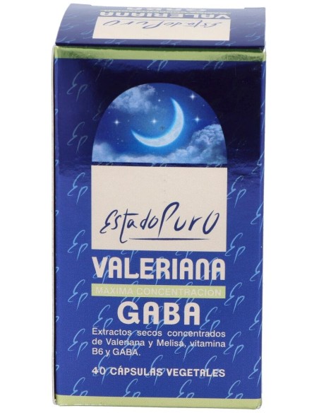 Valeriana Con Gaba 40Cap. Estado Puro de Tongil