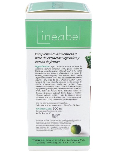 Aktidrenal 500Ml. Lineabel de Tongil