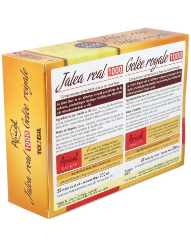 Apicol Jalea Real 1000Gr. 20Viales de Tongil