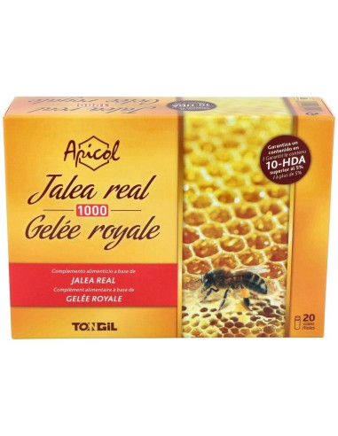 Apicol Jalea Real 1000Gr. 20Viales de Tongil