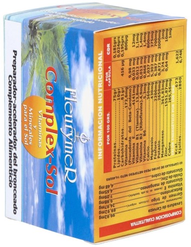 Complex Sol Vitaminas+Minerales Para El Sol 60Cap. de Fleurymer