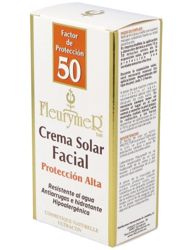 Crema Solar Facial Spf-50 Tubo de Fleurymer