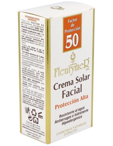 Crema Solar Facial Spf-50 Tubo de Fleurymer